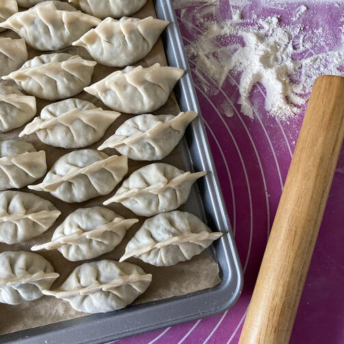 Hand made dumplings